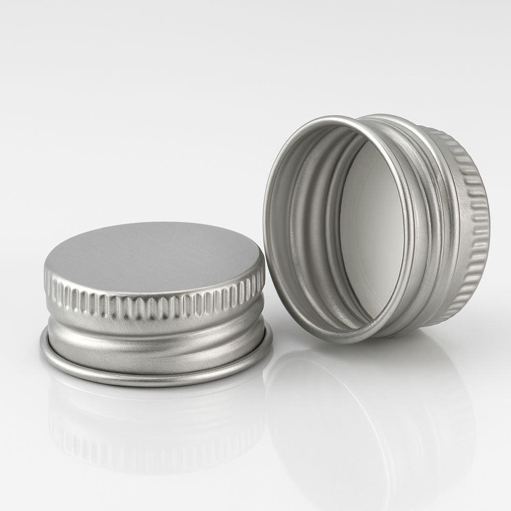 Aluminium Screw Caps Silver